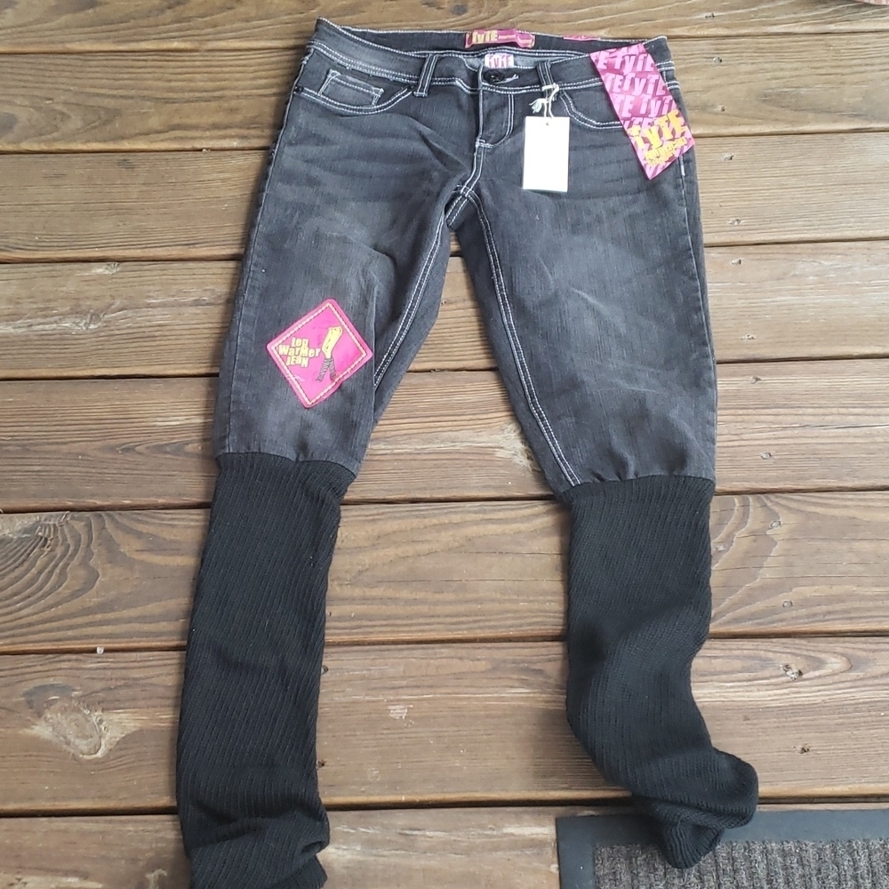 Tyte American Standard leg warmer jeans size 7